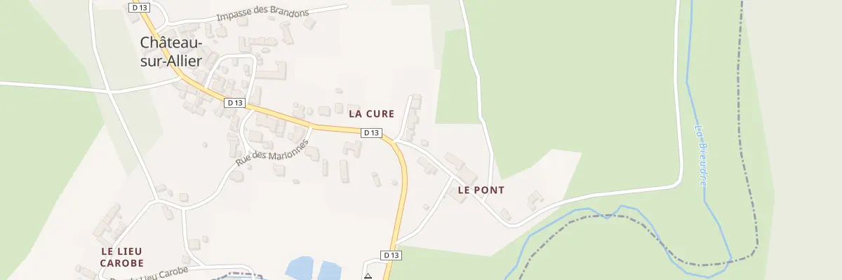 Plan du 5061 La Cure à Château-sur-Allier