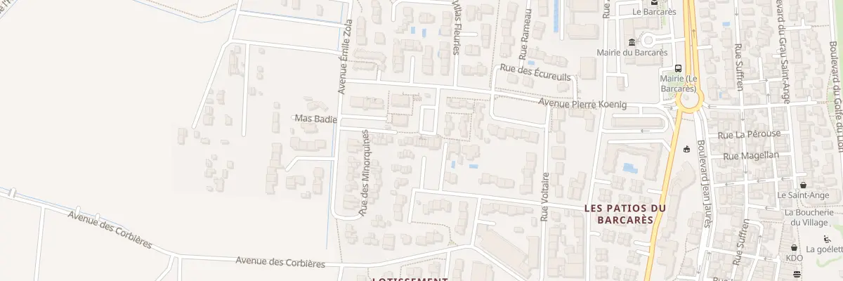 Plan du 3 Rue des Lauriers Roses au Barcarès