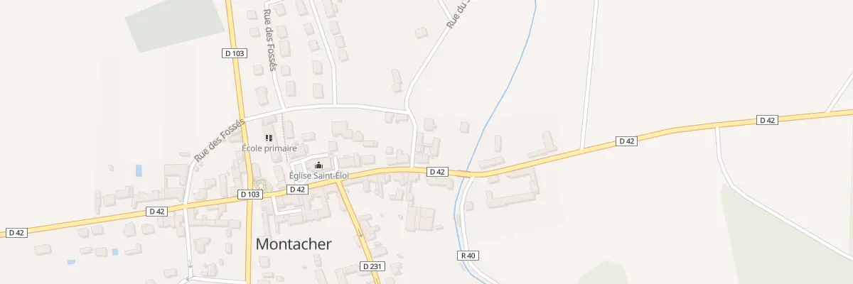 Plan du 3 Rue du Stade à Montacher-Villegardin
