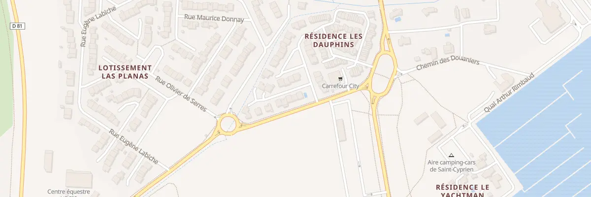 Plan du 3 Rue Tristan Corbière à Saint-Cyprien