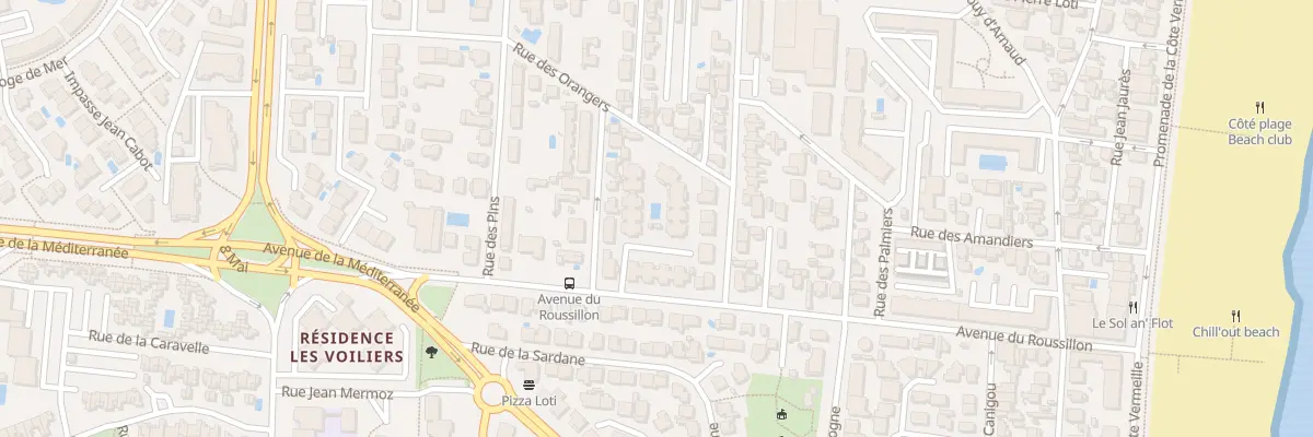 Plan du 5029 Rue des Orangers à Canet-en-Roussillon