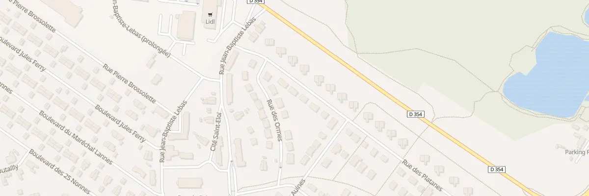 Plan du 466 Rue des Platanes à Ostricourt