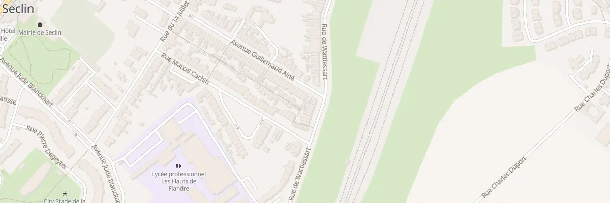 Plan du 3 Av Guillemaud à Seclin
