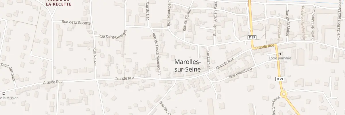 Plan du 4B Rue du Fossé Mannequin à Marolles-sur-Seine