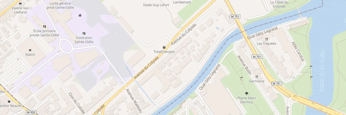 Plan du 30 Av du Colysée à Lambersart
