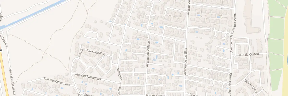 Plan du 25 Av du Vallespir à Sainte-Marie-la-Mer