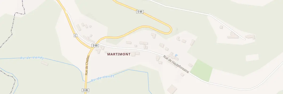 Plan du 3 Rue de Hautefontaine à Croutoy