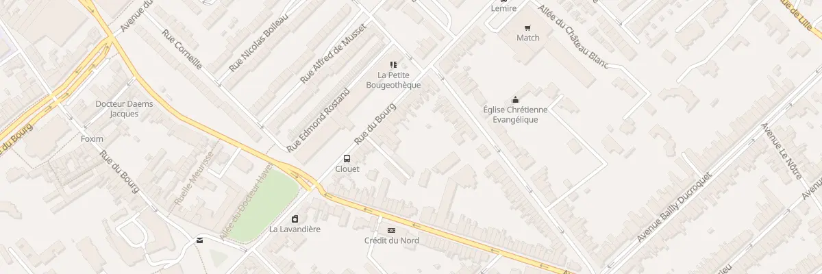 Plan du 254 Rue du Bourg à Lambersart