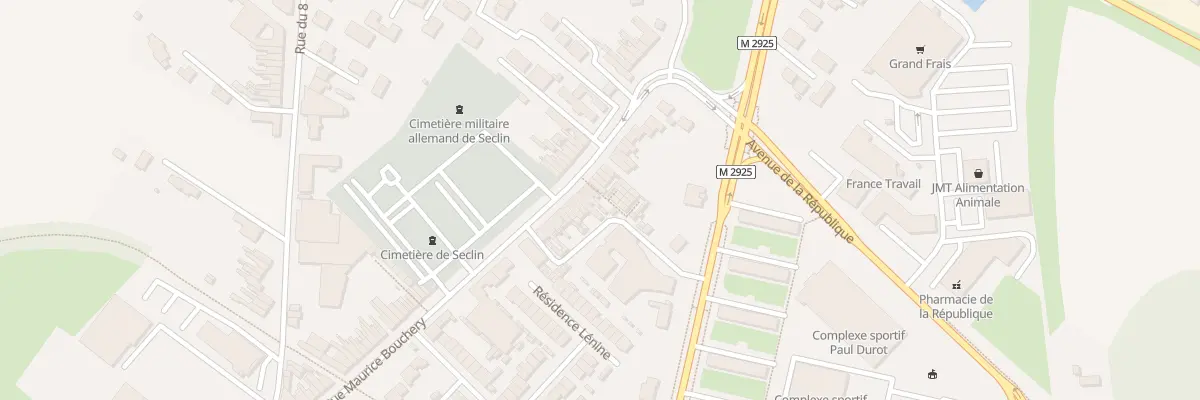 Plan du 154 Rue Maurice Bouchery à Seclin
