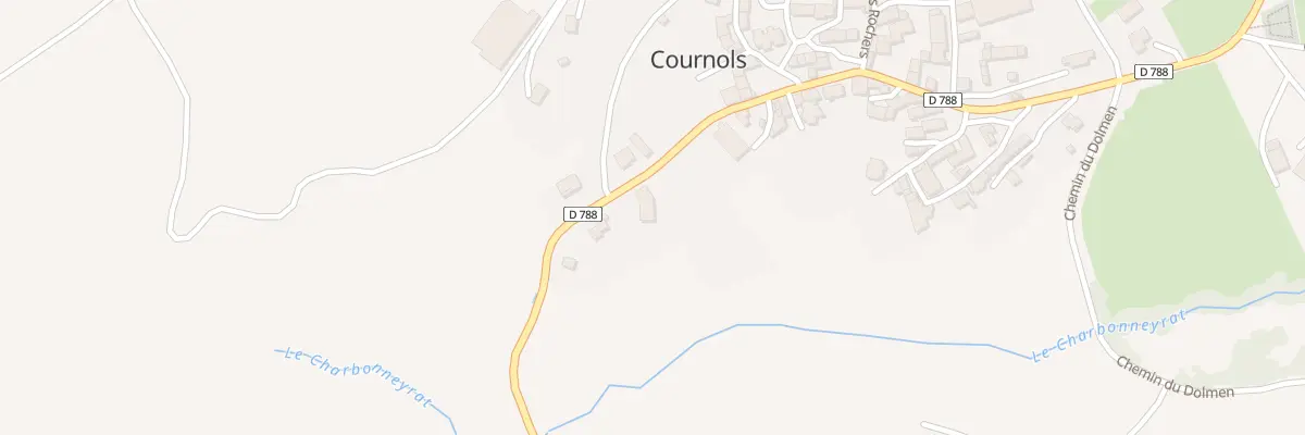 Plan du 5091 Bourg de Cournols à Cournols