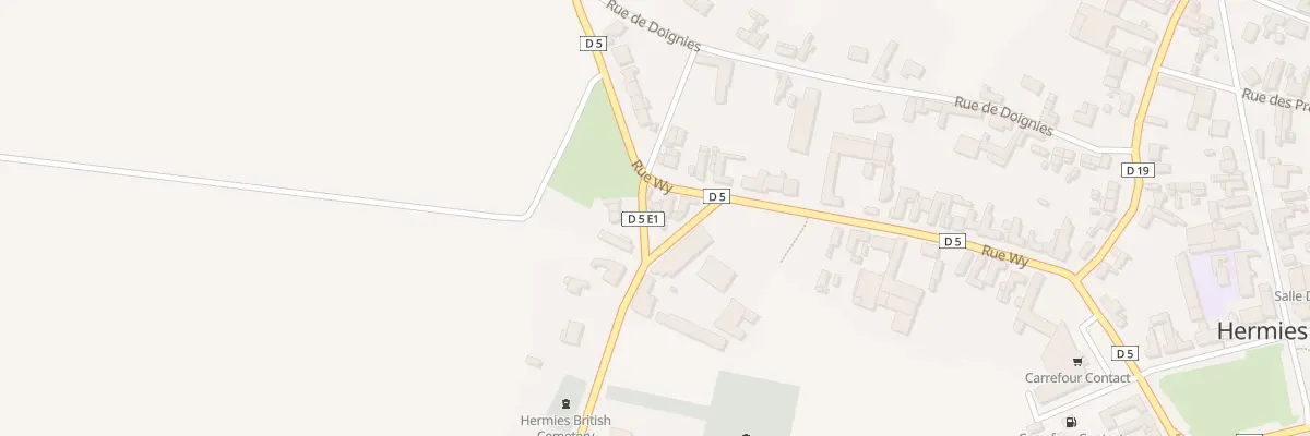 Plan du 27 Rue Wy à Hermies