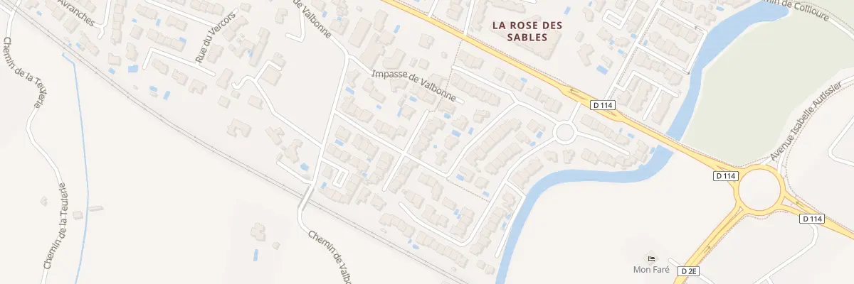 Plan du 16 Rue Lt Cartelet à Argelès-sur-Mer