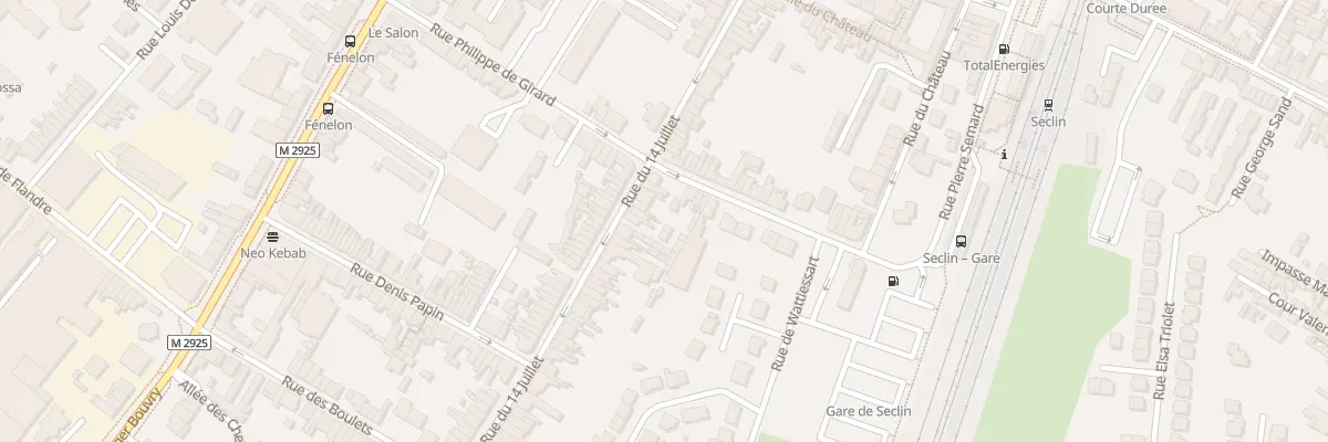 Plan du 57 Rue du Quatorze Juillet à Seclin