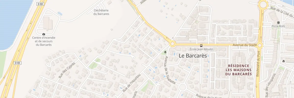 Plan du 501F Rue de l’Hourtou au Barcarès
