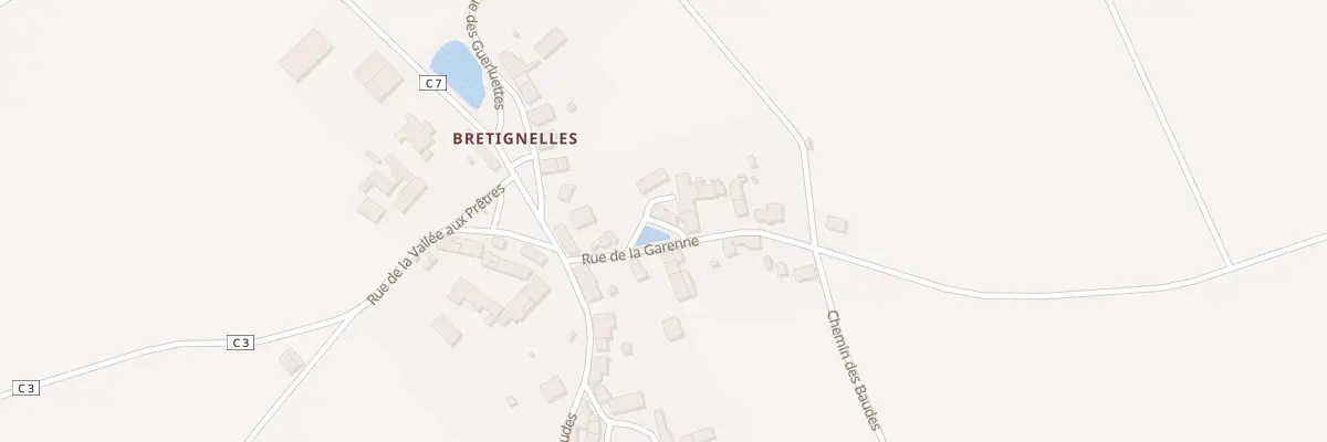 Plan du 3 Rue de la Garenne à Pougny