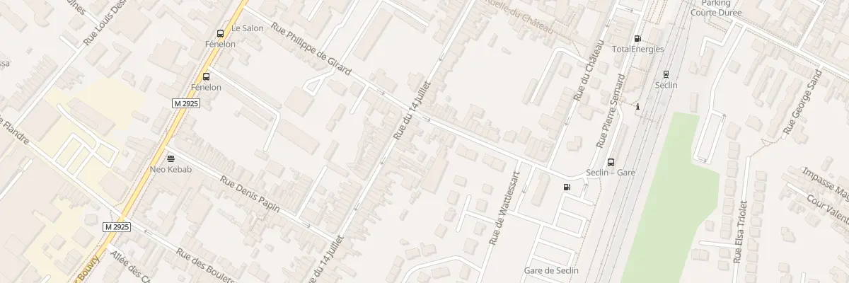 Plan du 55 Rue du Quatorze Juillet à Seclin