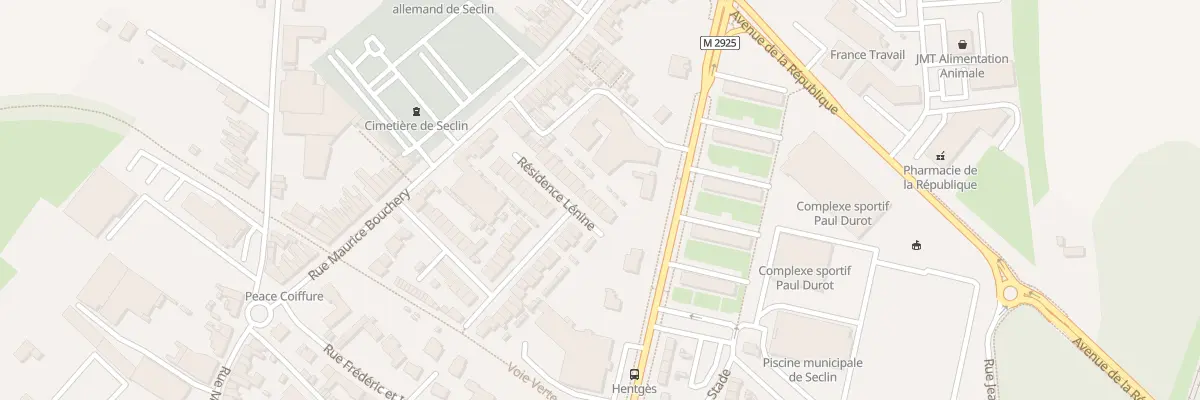 Plan du 50 Rue Groupe Lenine à Seclin
