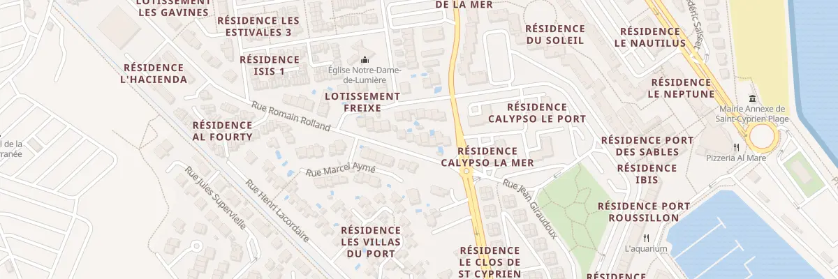 Plan du 7 Rue Romain Rolland à Saint-Cyprien