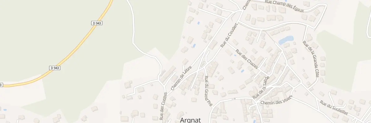 Plan du 3B Che de Lebre à Sayat