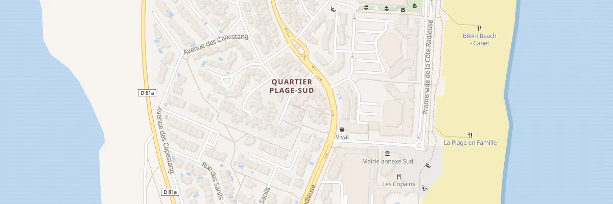Plan du 6 Rue des Flamants Roses à Canet-en-Roussillon