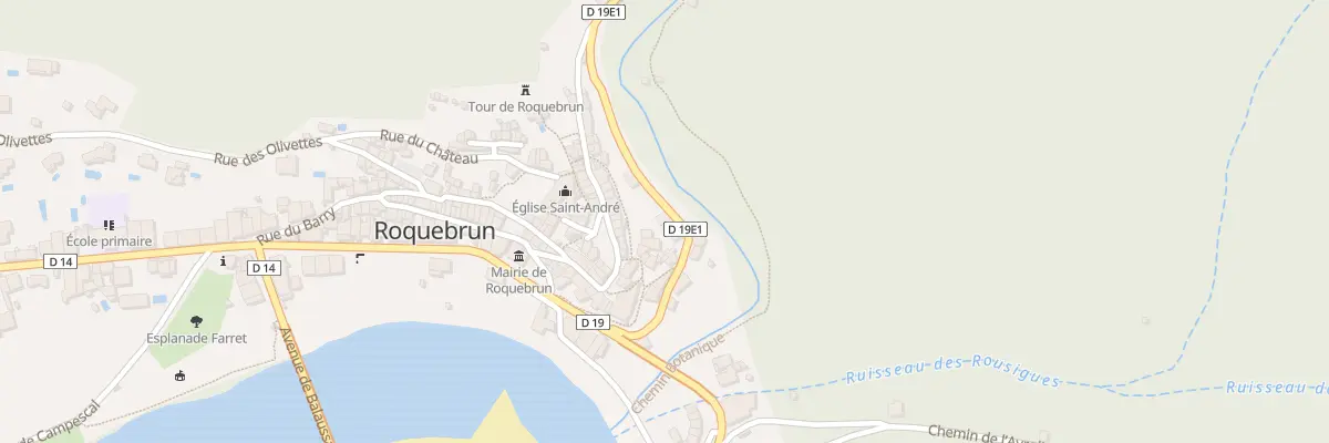 Plan du 5652F Rte de Laurenque à Roquebrun