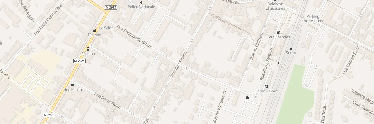 Plan du 47 Rue du Quatorze Juillet à Seclin