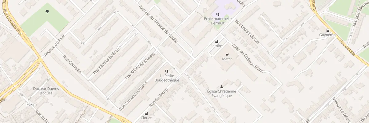 Plan du 281 Rue du Bourg à Lambersart