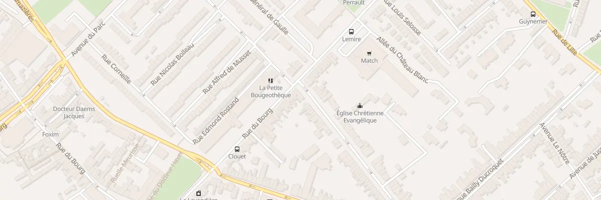 Plan du 280 Rue du Bourg à Lambersart
