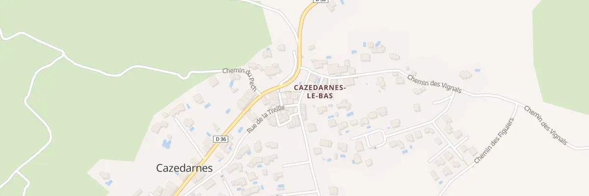 Plan du 2 Che des Prés à Cazedarnes