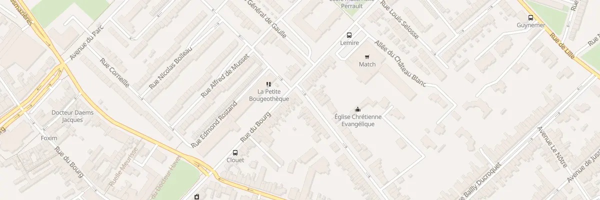Plan du 282 Rue du Bourg à Lambersart