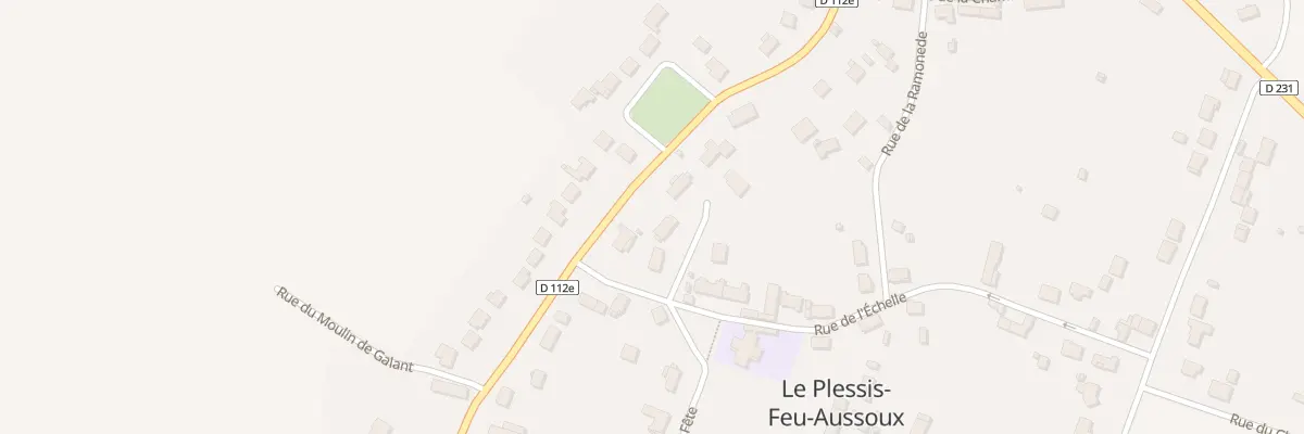 Plan du 3 Pl Couperin au Plessis-Feu-Aussoux