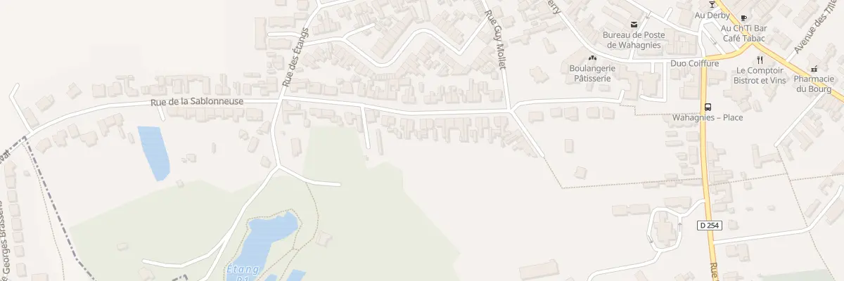 Plan du 18 Rue du Ht Riez à Wahagnies