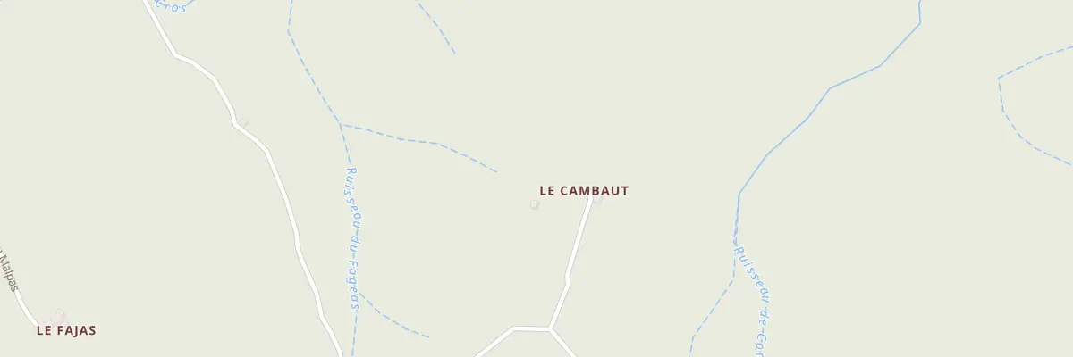 Plan du 5174 Le Cambaut à Rosis