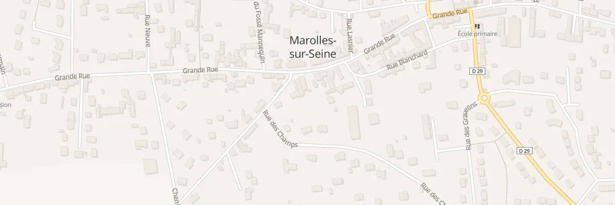Plan du 61 Grande Rue à Marolles-sur-Seine