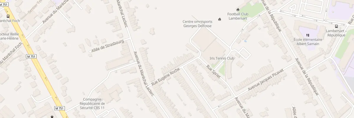 Plan du 19 Rue Eugène Roche à Lambersart