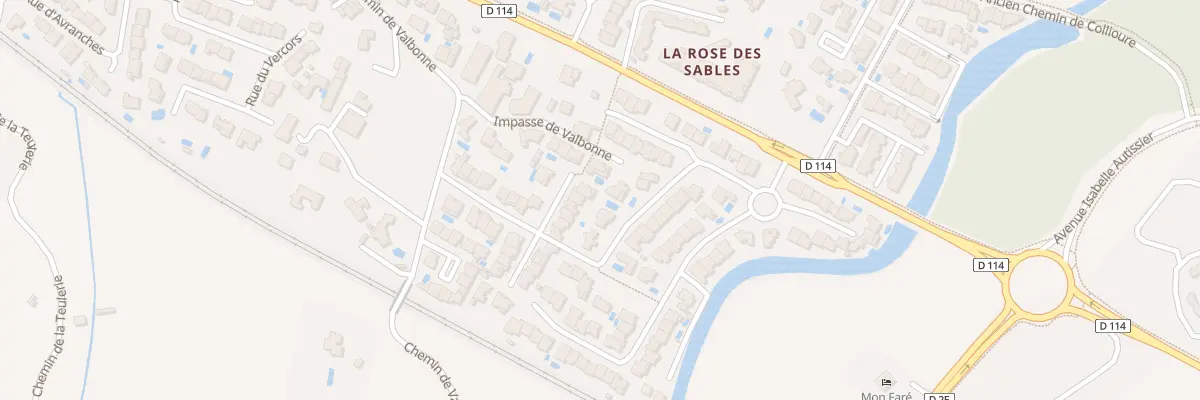 Plan du 22 Rue Lt Cartelet à Argelès-sur-Mer
