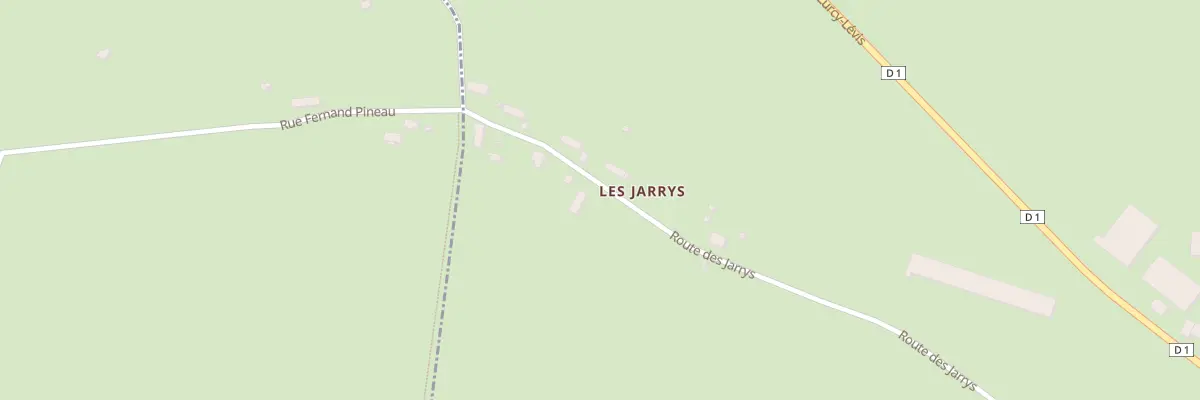 Plan du 5 Les Jarrys à Limoise