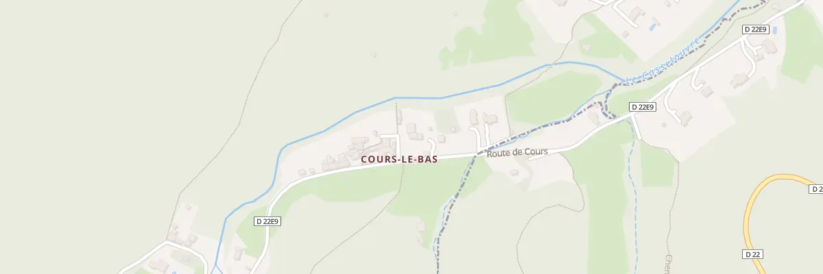 Plan du 5135F Cours Le Bas à Rosis