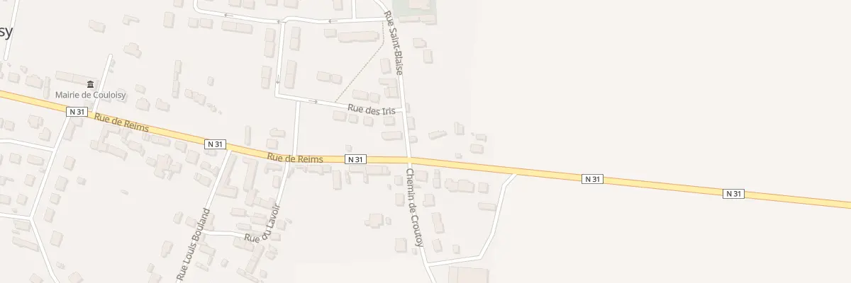 Plan du 70 Rue de Reims à Couloisy
