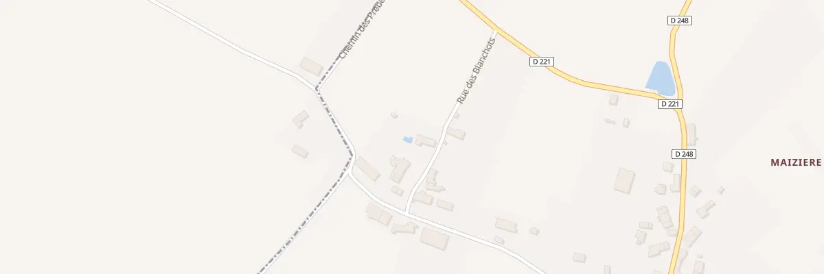 Plan du 9 Rue des Blanchots à Garchy