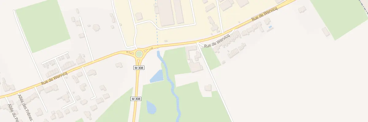Plan du 218 Rue de Wervicq à Comines