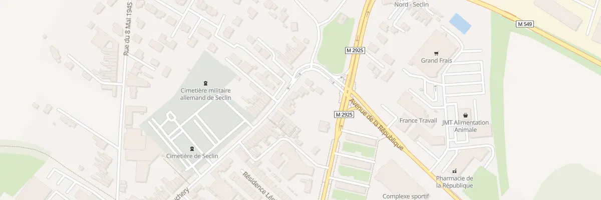 Plan du 174 Rue Maurice Bouchery à Seclin