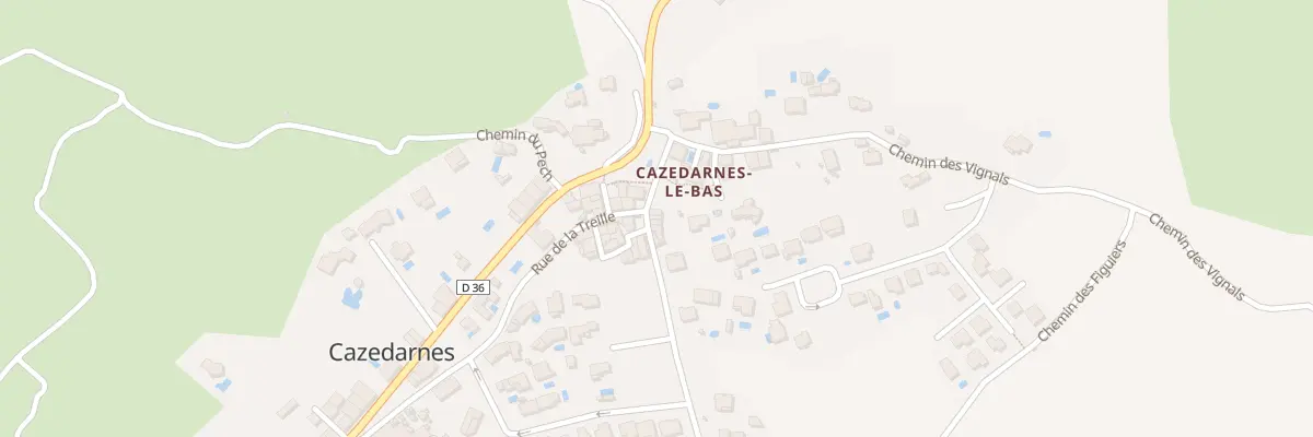 Plan du 9 Che des Prés à Cazedarnes