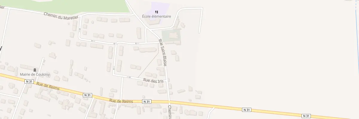 Plan du 3 Rue Saint-Blaise à Couloisy