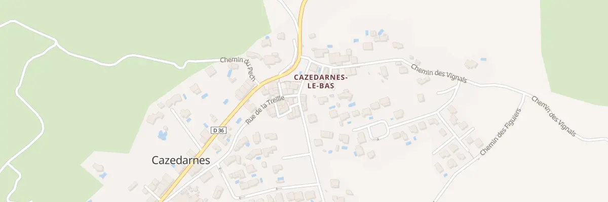 Plan du 11 Che des Prés à Cazedarnes