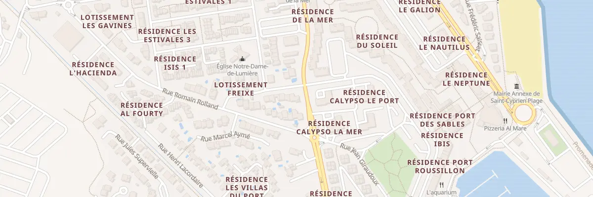 Plan du 1 Rue Paul Courrier à Saint-Cyprien
