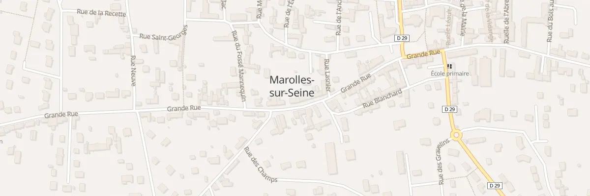 Plan du 58 Grande Rue à Marolles-sur-Seine