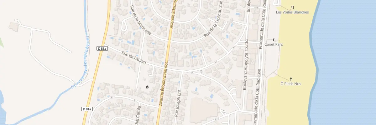 Plan du 28 Rue des Coquillages à Canet-en-Roussillon