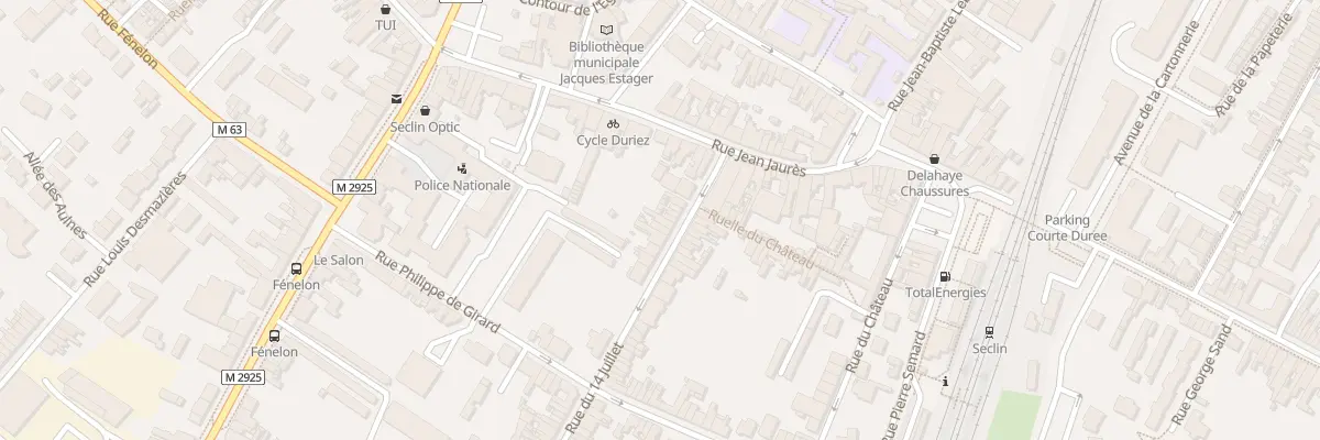 Plan du 14 Rue du Quatorze Juillet à Seclin