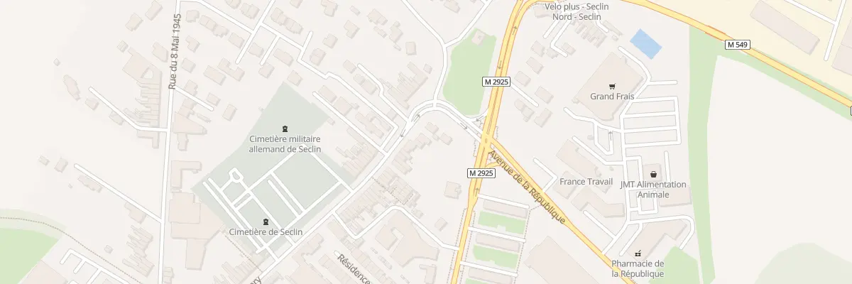 Plan du 176 Rue Maurice Bouchery à Seclin